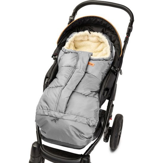 Sensillo Zimní fusak Combi Polar 3v1 krémovošedý