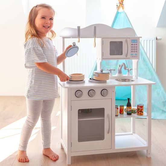 Dětská dřevěná kuchyňka White Kitchen