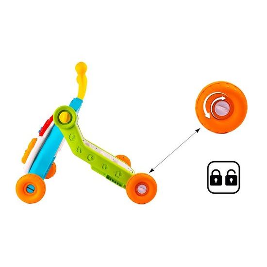 Interaktivní chodítko 5v1 s hracím stolečkem Music Stroller