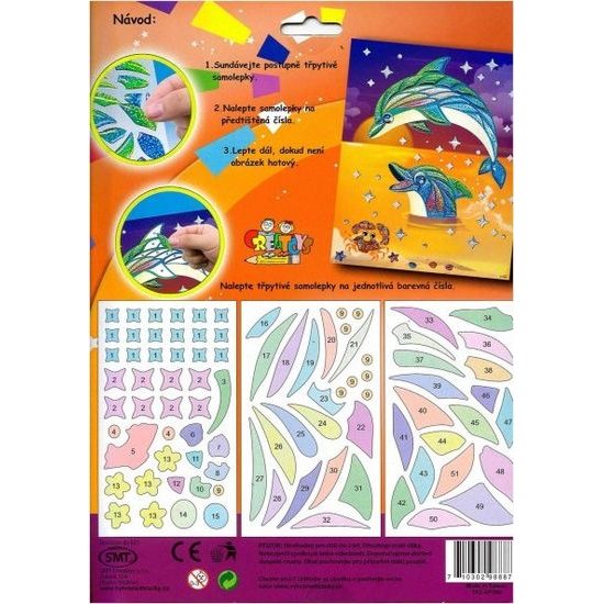 Třpytivý/zářivý nalepovací obrázek