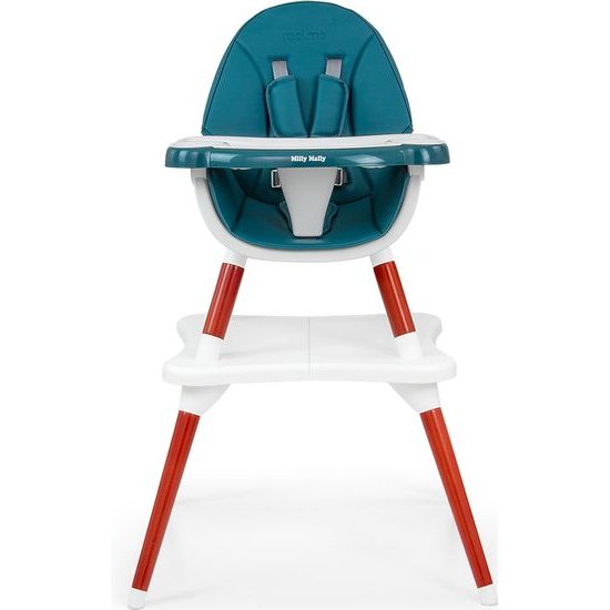 Jídelní židlička Milly Mally 2v1 Malmo zelená