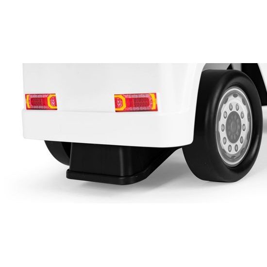 Dětské mini odrážedlo se zvuky Mercedes Actros - bílé