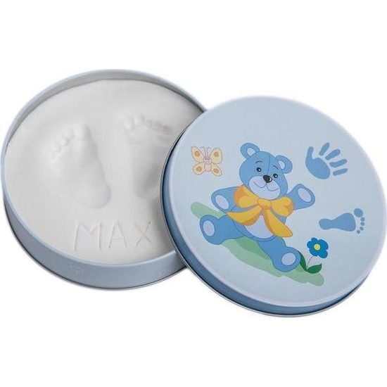 Sada na otisk dětské ručky - modrá