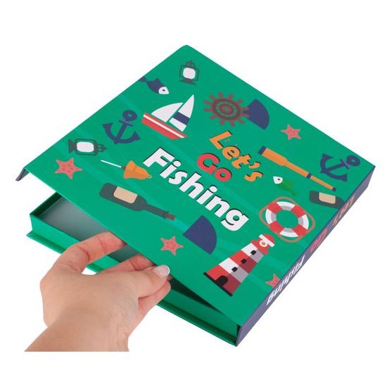 Dřevěné rybičky na lovení na magnet 26 kusů