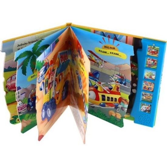 Zvuková knížka Malé modré autíčko