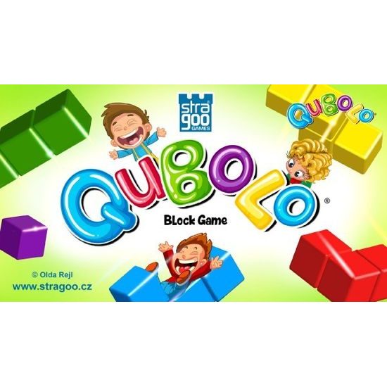 Qubolo společenská hra s dřevěnými kostkami