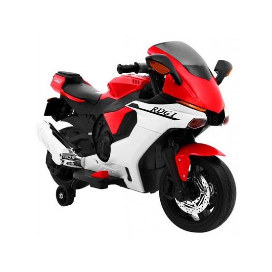 Dětská elektrická motorka Superbike červená