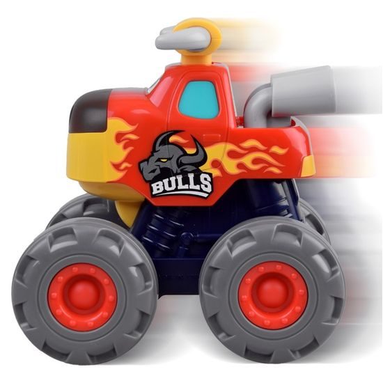 Huile Toys autíčko pro nejmenší na setrvačník Monster Bulls