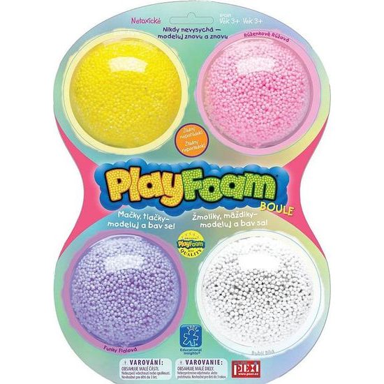 PlayFoam® Modelína/Plastelína kuličková 4 barvy