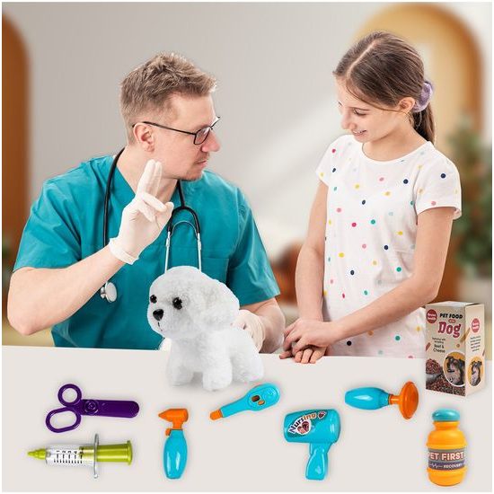 Sestava pro děti Malý veterinář 20 součástí