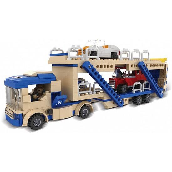 Blocki auto s návěsem 424 dílků