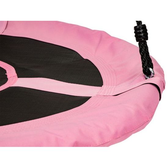 LEHKÉ POŠKOZENÍ Ecotoys dětská houpačka Čapí hnízdo růžová