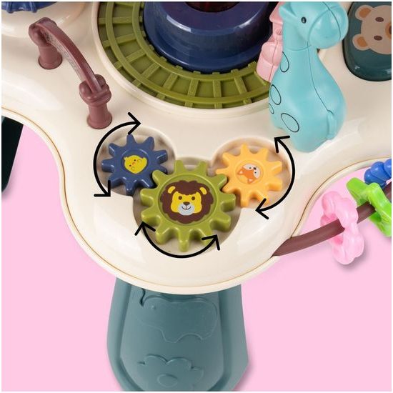 Mini edukační stoleček se světly a zvuky Mini Zoo