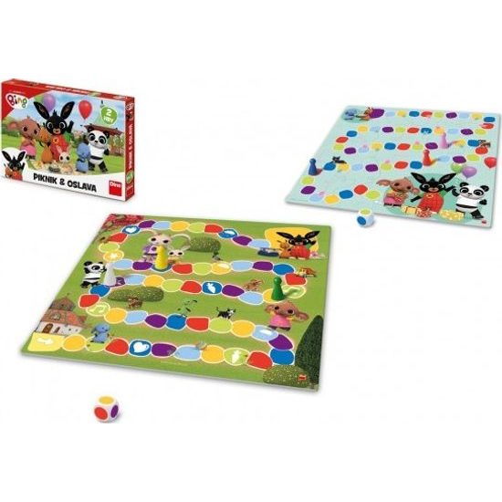 Piknik a Oslava 2v1 Králíček Bing - dětské společenské hry