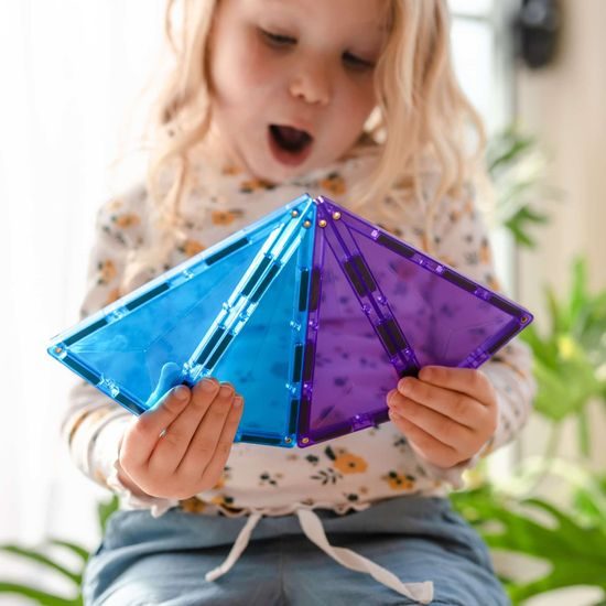 Geometrická sada Connetix Rainbow Geometry pack 30ks