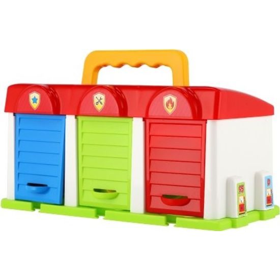 Garáž s autíčky 3ks + doplňky