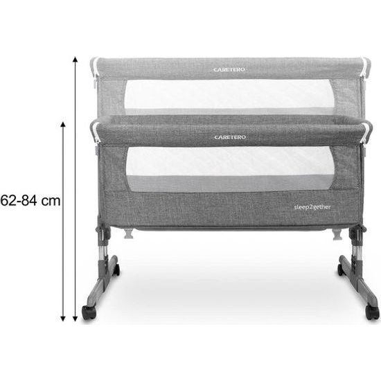 Dětská postýlka Sleep2gether graphite