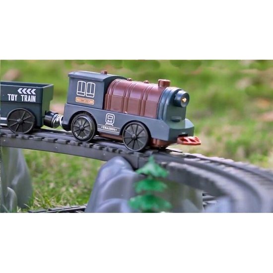 Doris vláčkodráha na baterie s příslušenstvím 90 dílků Electric Train