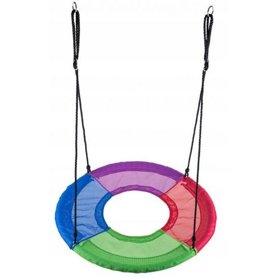 Ecotoys dětská houpačka Čapí hnízdo s otvorem na nohy