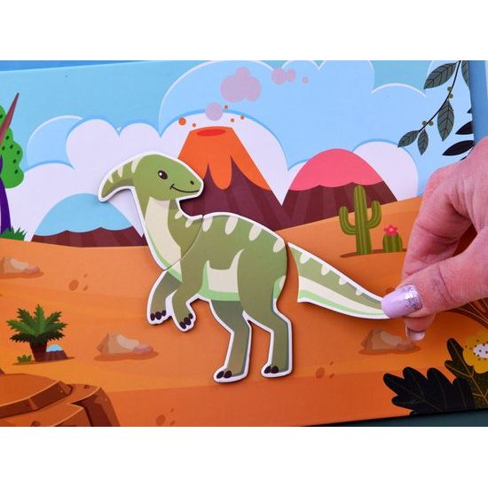 Magnetické puzzle dinosauři 36 dílků