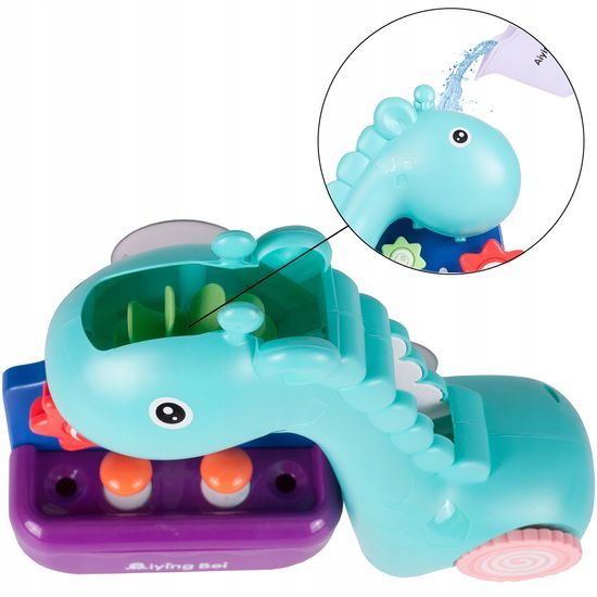 Fontánka do vany Žirafa modrá