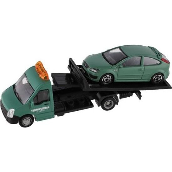 Auto/kamion Bburago odtahovka + auto - mix 6 barev