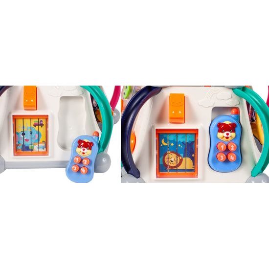 Huile Toys multifunkční kostka pro nejmenší se zvuky Activity Pyramid