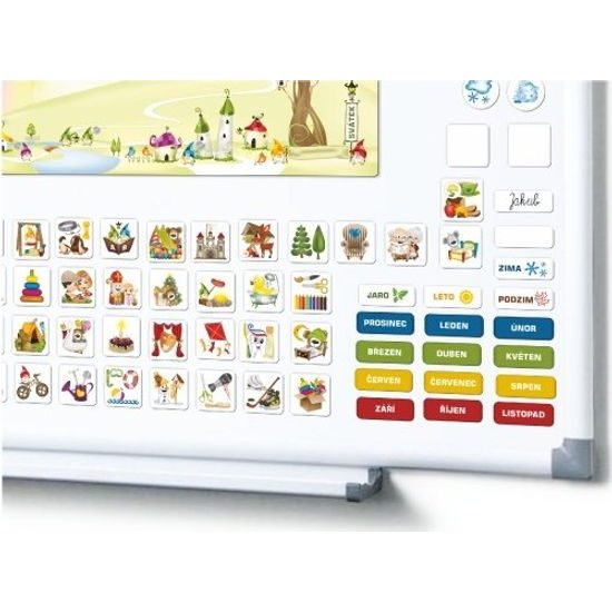 Kalendář magnetický - Školka 114ks magnetek