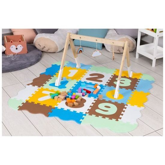 Pěnové hrací puzzle barevné