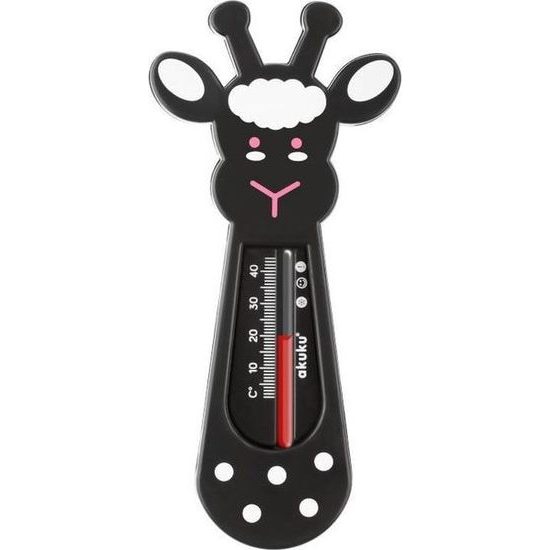 Dětský teploměr do vaničky Akuku Ovečka černá