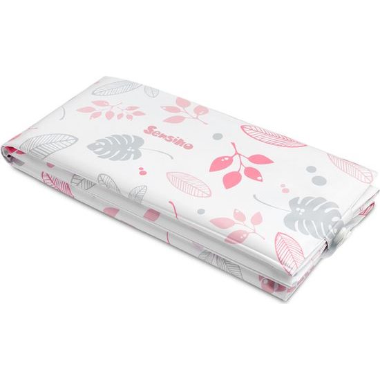 Sensillo Cestovní přebalovací podložka listy růžová