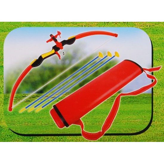 Dětský luk Kings Sport se 3 šípy, terčem a stojanem