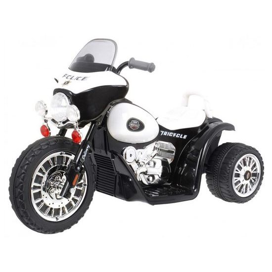 Dětská elektrická tříkolka Chopper bílá