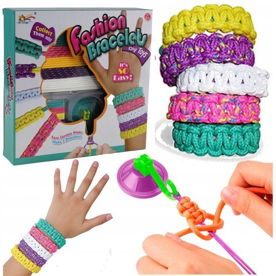 Doris kreativní sada na výrobu provázkových náramků Fashion Bracelets
