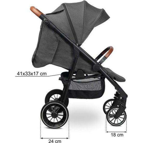 Dětský sportovní kočárek Elma grey