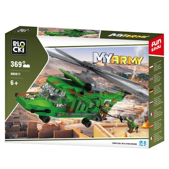 Blocki MyArmy bojový vrtulník 369 dílků