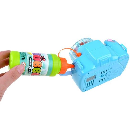 Majlo Toys bublifuk na baterie Fotoaparát modrý