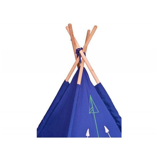 Ecotoys dětský indiánský stan tmavě modrý