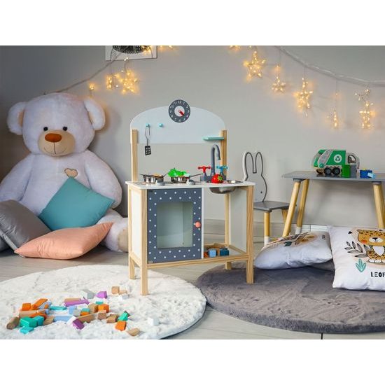 Ecotoys dětská dřevěná kuchyňka Little Chef