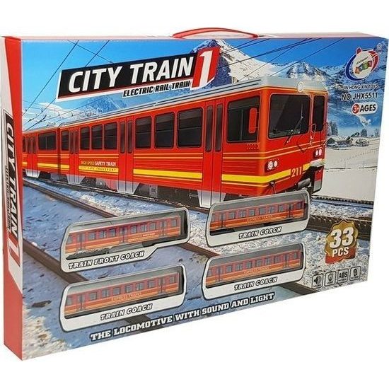 Vláčkodráha se zvukem a světlem 33 dílů