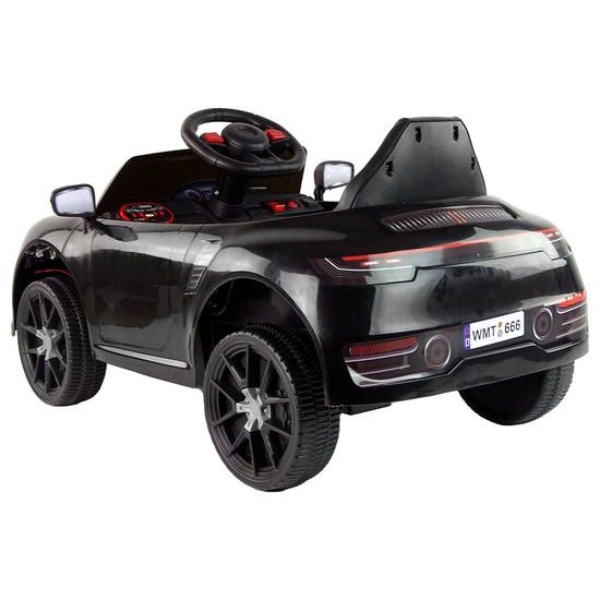 Dětské elektrické autíčko Cabrio - černé