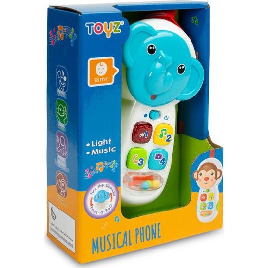 Edukační hračka - Telefon Slon