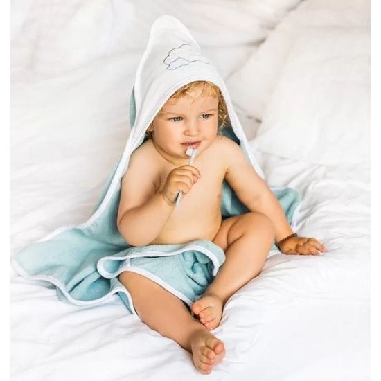 BABYONO Kartáček na zuby, 3 kusy - tyrkysová