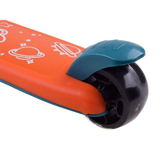 Dětská koloběžka Scooter 708 se svítícími koly - oranžová