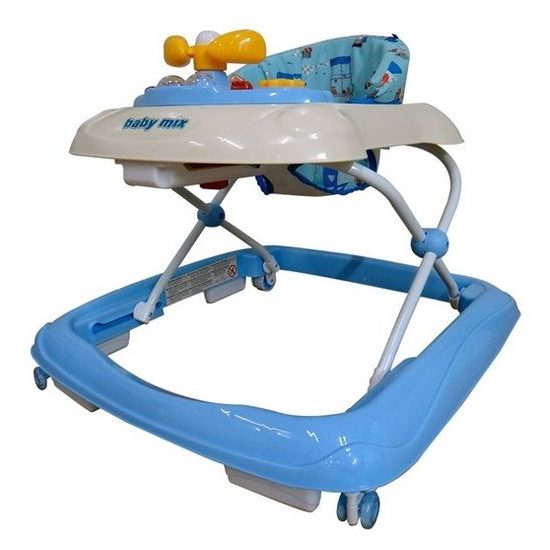 Baby Mix dětské vzdělávací chodítko modré