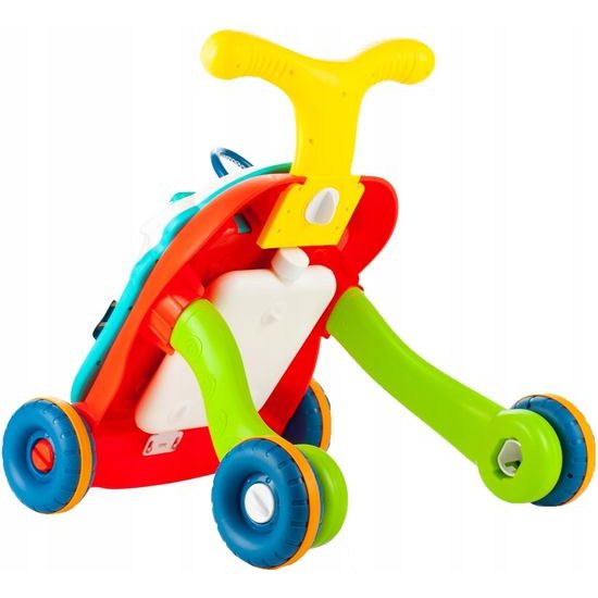 Interaktivní chodítko s hracím stolečkem Music Stroller 2v1 červené