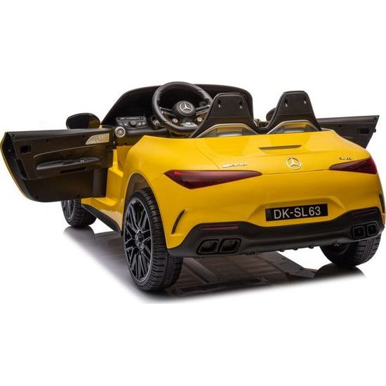 Elektrické autíčko Mercedes AMG SL63 žluté