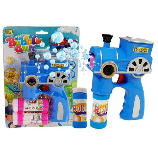 Majlo Toys bublifuk na baterie Lokomotiva modrá