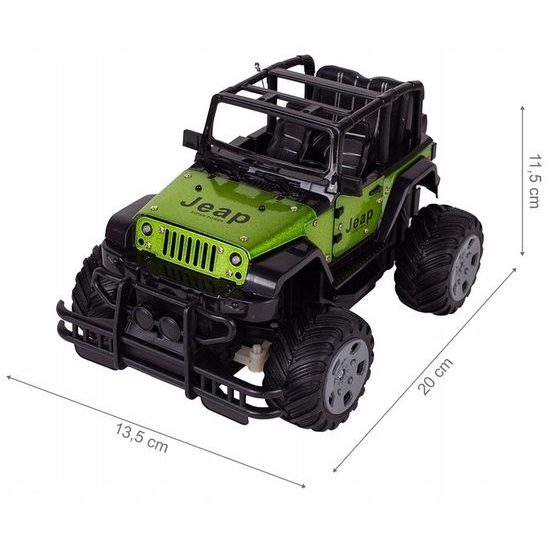 Terénní kovové auto na dálkové ovládání Metal Climber 1:20