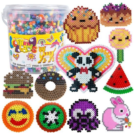 Náhradné korálky na žehlenie Iron Beads 8000 kusov priemer 0,5 cm